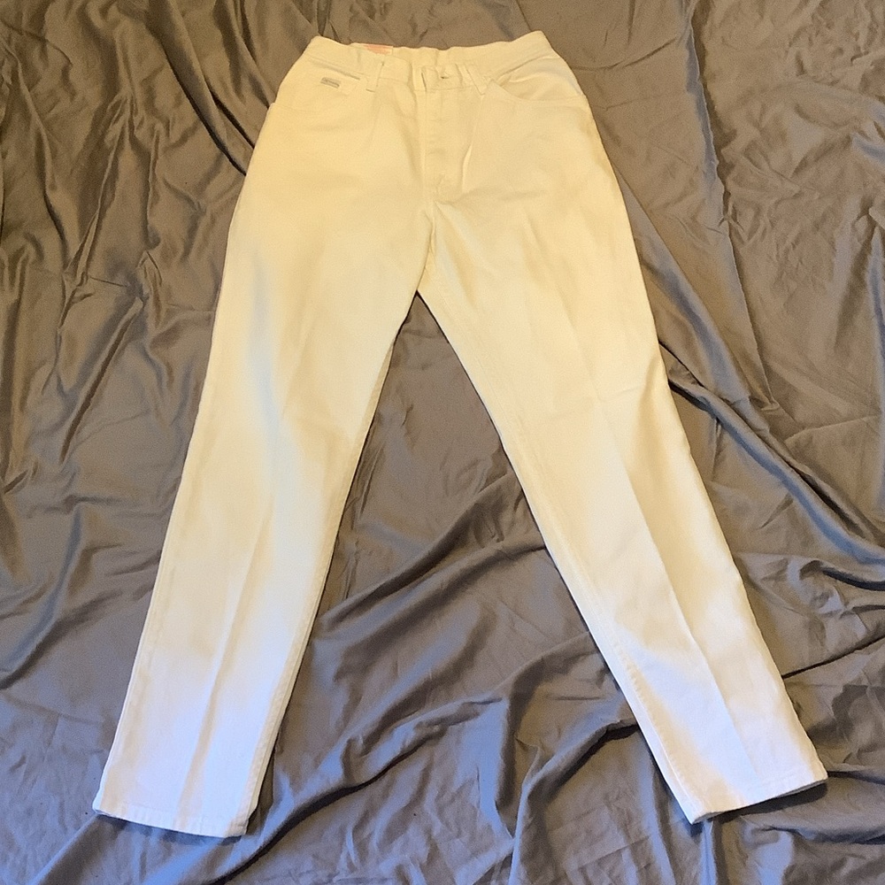 Wrangler Women's White Straight Leg Jeans